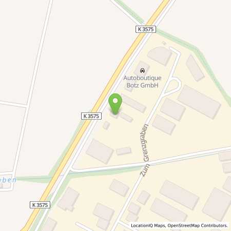 Standortübersicht der Benzin-Super-Diesel Tankstelle: TK Ubstadt 10 in 76698, Ubstadt-Weiher