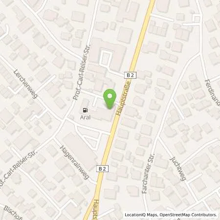 Standortübersicht der Tankstelle Aral Tankstelle in 82467 Garmisch (Partenkirch)