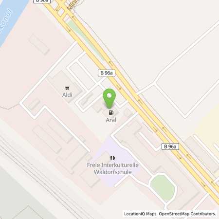 Standortübersicht der Benzin-Super-Diesel Tankstelle: Aral Tankstelle in 12437, Berlin