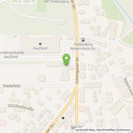 Standortübersicht der Tankstelle PEISSENBERG - SCHONGAUER STR. in 82380 Peissenberg