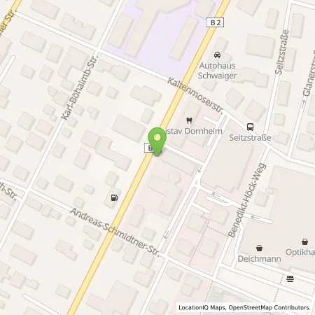 Standortübersicht der Tankstelle ENI in 82362 Weilheim