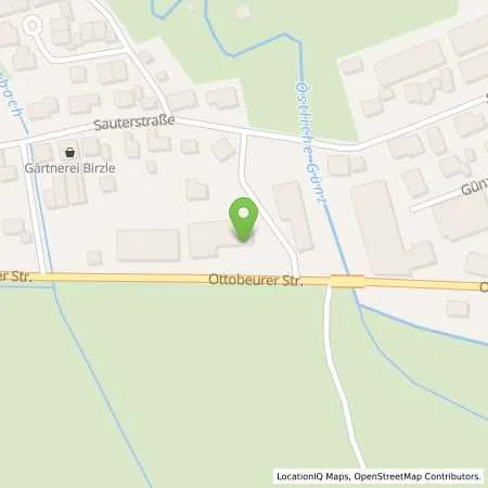 Standortübersicht der Tankstelle BK- Tankstelle Koller in 87733 Markt Rettenbach