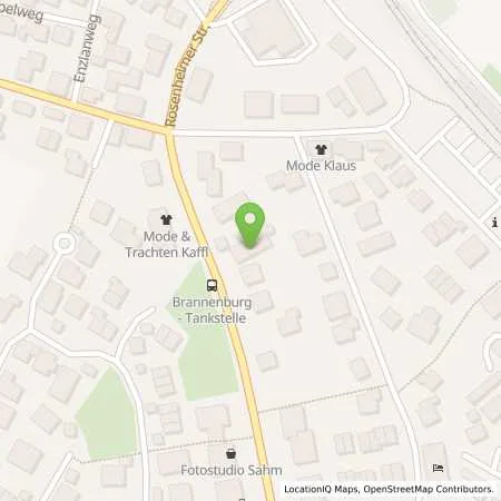 Standortübersicht der Tankstelle Esso Tankstelle in 83098 BRANNENBURG