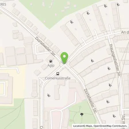 Standortübersicht der Tankstelle ENI in 60389 Frankfurt