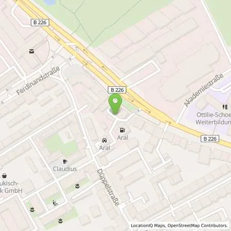 Standortübersicht der Tankstelle Aral Tankstelle in 44789 Bochum