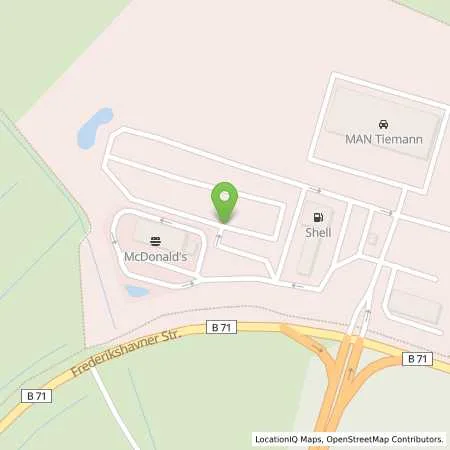 Standortübersicht der Tankstelle Shell Bremerhaven Frederikshavner Str. 97 in 27572 Bremerhaven