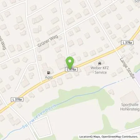 Standortübersicht der Tankstelle ENI in 72766 Reutlingen (Sondelf.)