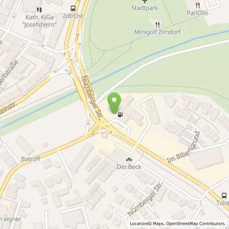 Standortübersicht der Tankstelle Shell Zirndorf Nürnberger Str. 59 in 90513 Zirndorf