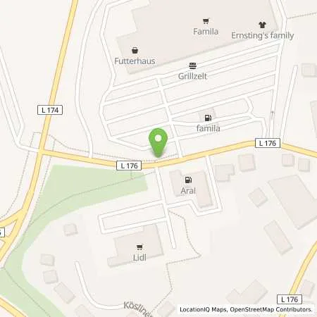 Standortübersicht der Tankstelle famila Tankstelle in 23701 Eutin