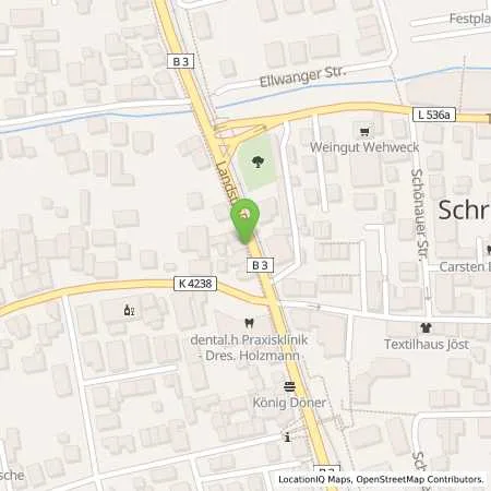 Standortübersicht der Tankstelle Aral Tankstelle in 69198 Schriesheim