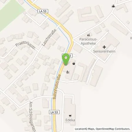 Standortübersicht der Tankstelle BRUCKBERG - BAHNHOFSTRAßE 15 in 84079 Bruckberg