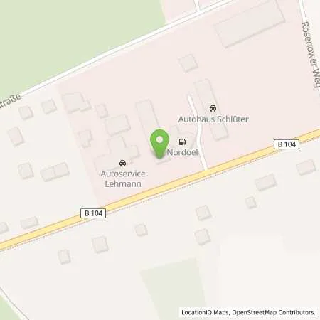 Standortübersicht der Tankstelle Sönlyn Markwardt in 19209 Lützow