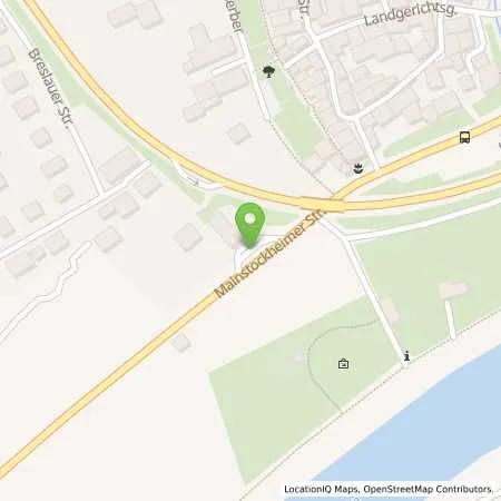 Standortübersicht der Tankstelle AVIA Xpress Automatentankstelle in 97337 Dettelbach