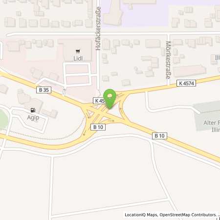 Standortübersicht der Benzin-Super-Diesel Tankstelle: ENI in 75428, Illingen