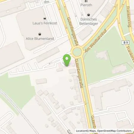 Standortübersicht der Tankstelle Inseltank in 47798 Krefeld