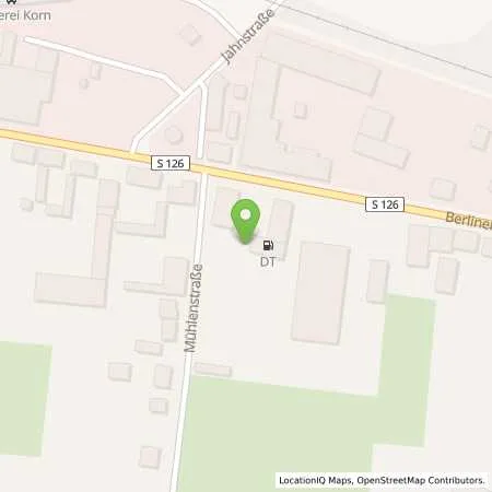 Standortübersicht der Tankstelle Die Tankstelle U. Giersch in 02943 Weisswasser