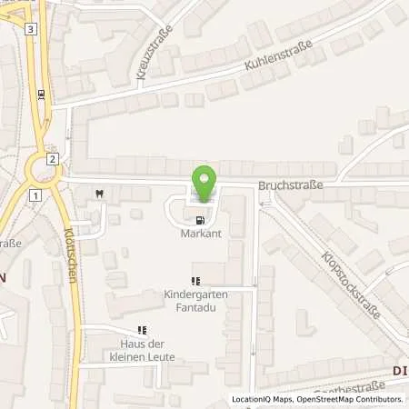 Standortübersicht der Tankstelle Automatentankstelle in 45468 Mülheim