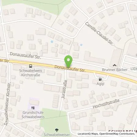 Standortübersicht der Tankstelle REGENSBURG - DONAUSTAUFER STR. 316 in 93055 Regensburg