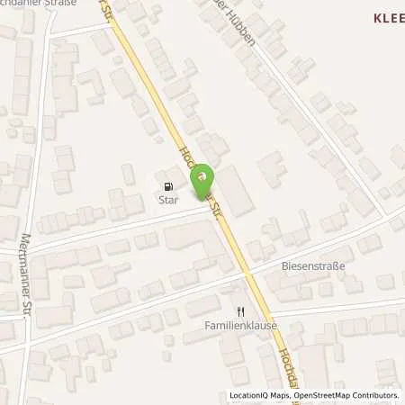 Standortübersicht der Tankstelle star Tankstelle in 40724 Hilden