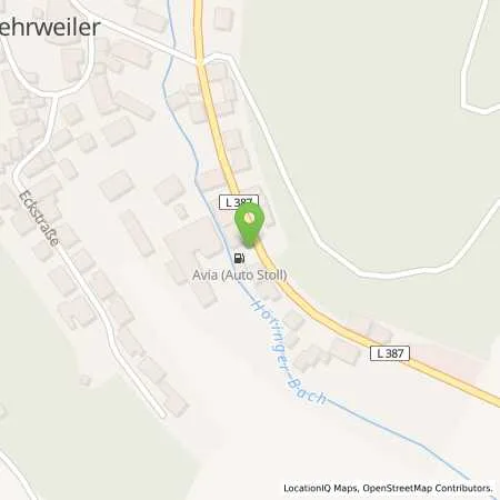 Standortübersicht der Tankstelle Volker Stoll in 67724 Gehrweiler