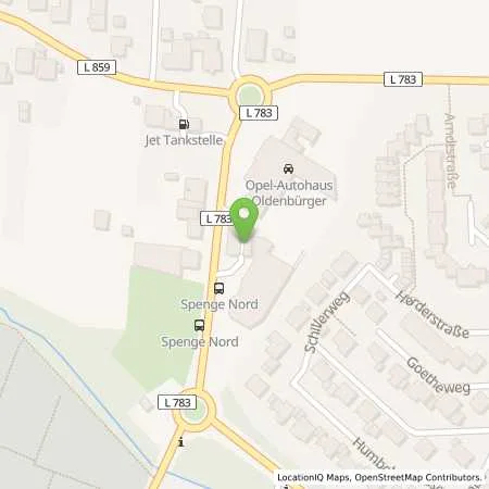 Standortübersicht der Tankstelle Aral Tankstelle in 32139 Spenge