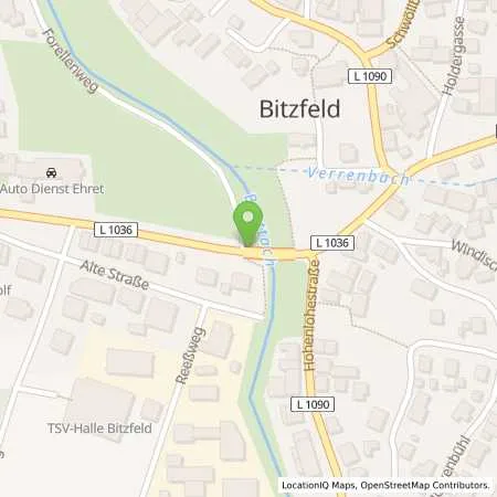 Standortübersicht der Tankstelle Shell Bretzfeld Heilbronner Str. 20 in 74626 Bretzfeld