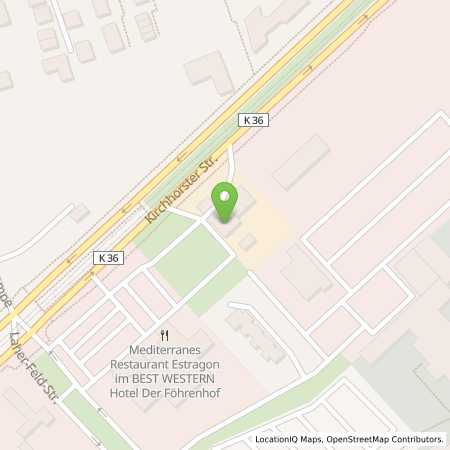 Standortübersicht der Benzin-Super-Diesel Tankstelle: Aral Tankstelle in 30659, Hannover