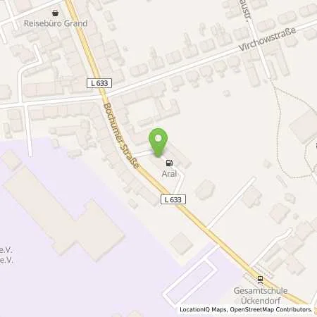 Standortübersicht der Tankstelle Aral Tankstelle in 45886 Gelsenkirchen