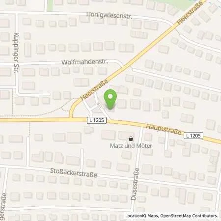 Standortübersicht der Tankstelle Esso Tankstelle in 70563 STUTTGART