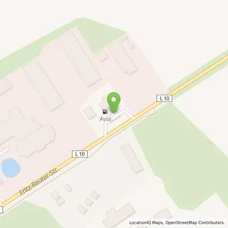 Standortübersicht der Tankstelle AVIA Tankstelle in 18239 Satow