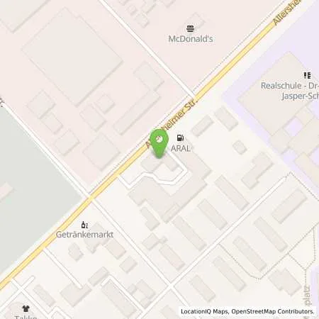 Standortübersicht der Tankstelle Aral Tankstelle in 37603 Holzminden