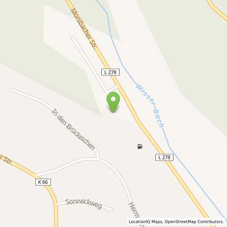 Standortübersicht der Benzin-Super-Diesel Tankstelle: WISSEN / SIEG - MORSBACHER STR. 13 in 57537, Wissen / Sieg