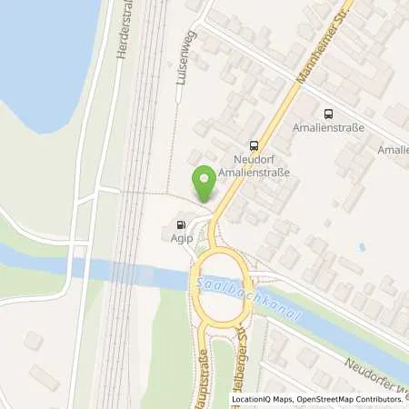 Standortübersicht der Tankstelle ENI in 76676 Graben-Neudorf