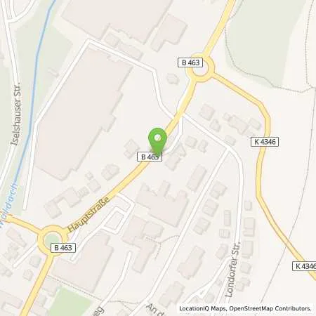 Standortübersicht der Tankstelle MTB Tankstelle in 72202 Nagold (Iselshausen)