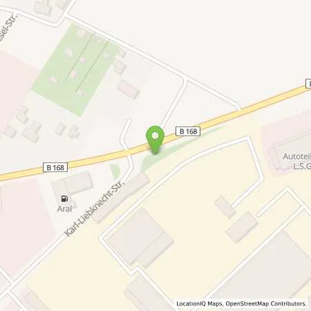 Standortübersicht der Tankstelle Aral Tankstelle in 15517 Fürstenwalde