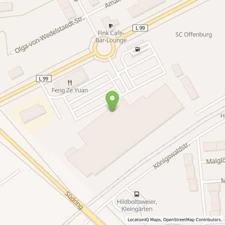 Standortübersicht der Benzin-Super-Diesel Tankstelle: Marktkaufstation Offenburg in 77656, Offenburg