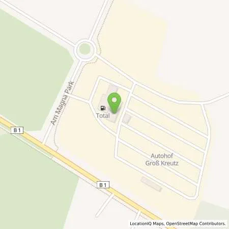 Standortübersicht der Tankstelle TotalEnergies Autohof Ploetzin in 14542 Ploetzin