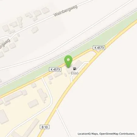 Standortübersicht der Tankstelle Esso Tankstelle in 75223 NIEFERN (OESCHELBRONN)