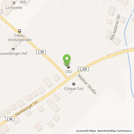 Standortübersicht der Benzin-Super-Diesel Tankstelle: OIL! Tankstelle Trittau in 22946, Trittau