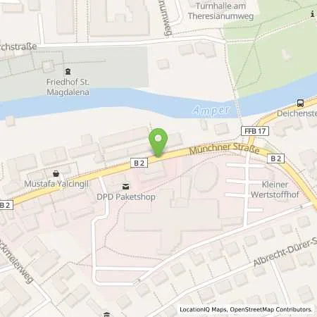 Standortübersicht der Tankstelle FUERSTENFELDBRUCK - MUENCHNER STRAS in 82256 Fuerstenfeldbruck