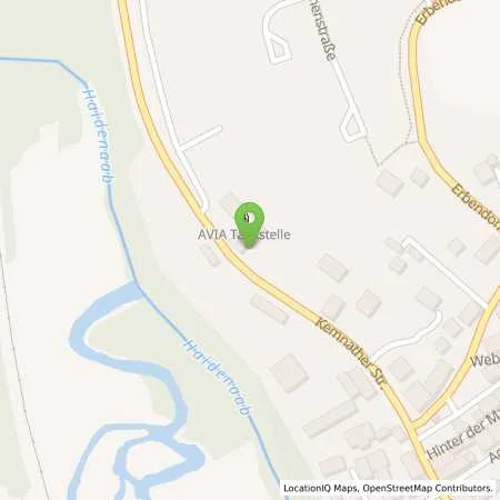 Standortübersicht der Tankstelle AVIA Tankstelle in 92690 Pressath
