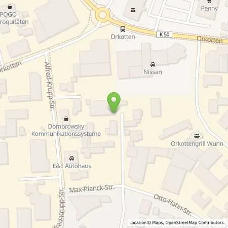 Standortübersicht der Tankstelle Kurz-Ebert GmbH u. Co KG in 48291 Telgte