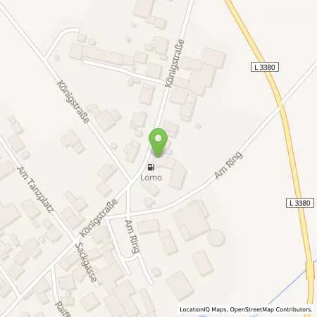 Standortübersicht der Tankstelle Wiegand Gerhard in 36151 Burghaun (Steinbach)