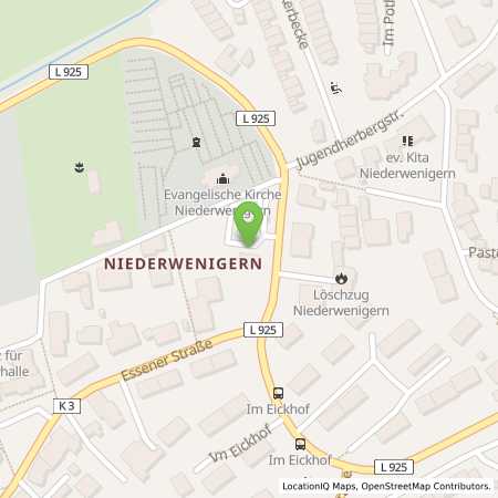 Standortübersicht der Benzin-Super-Diesel Tankstelle: TotalEnergies Hattingen in 45529, Hattingen