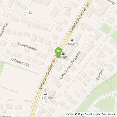 Standortübersicht der Tankstelle ENI in 82031 Gruenwald