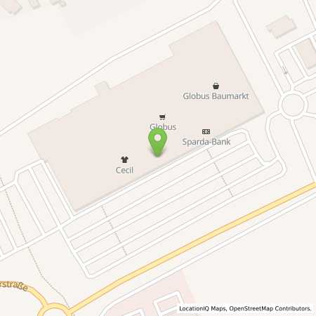 Standortübersicht der Benzin-Super-Diesel Tankstelle: Globus Handelshof St. Wendel GmbH & Co. KG Betriebsstätte Plattling in 94447, Plattling