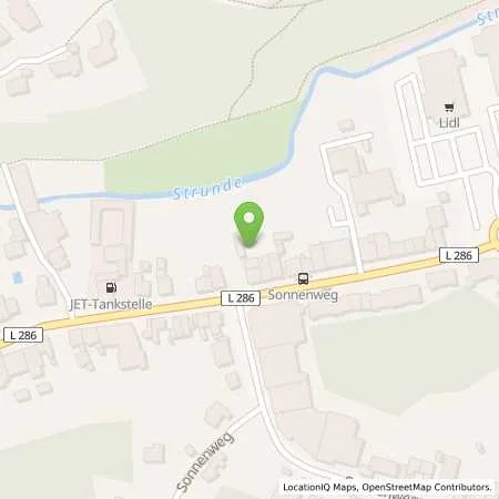 Standortübersicht der Tankstelle JET BERGISCH GLADBACH HAUPTSTR. 347 in 51465 BERGISCH GLADBACH