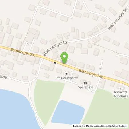 Standortübersicht der Tankstelle STEGAURACH - BAMBERGER STRASSE 39 in 96135 Stegaurach