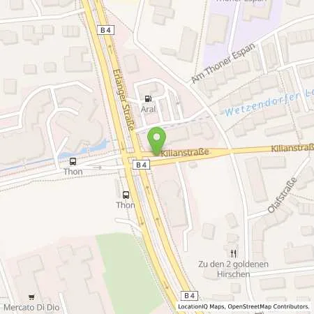 Standortübersicht der Tankstelle Aral Tankstelle in 90425 Nürnberg