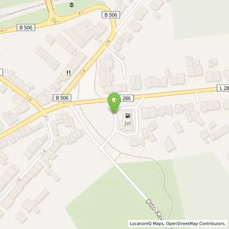 Standortübersicht der Tankstelle JET KOELN BERG. GLADBACHER STR. 1146 in 51069 KOELN